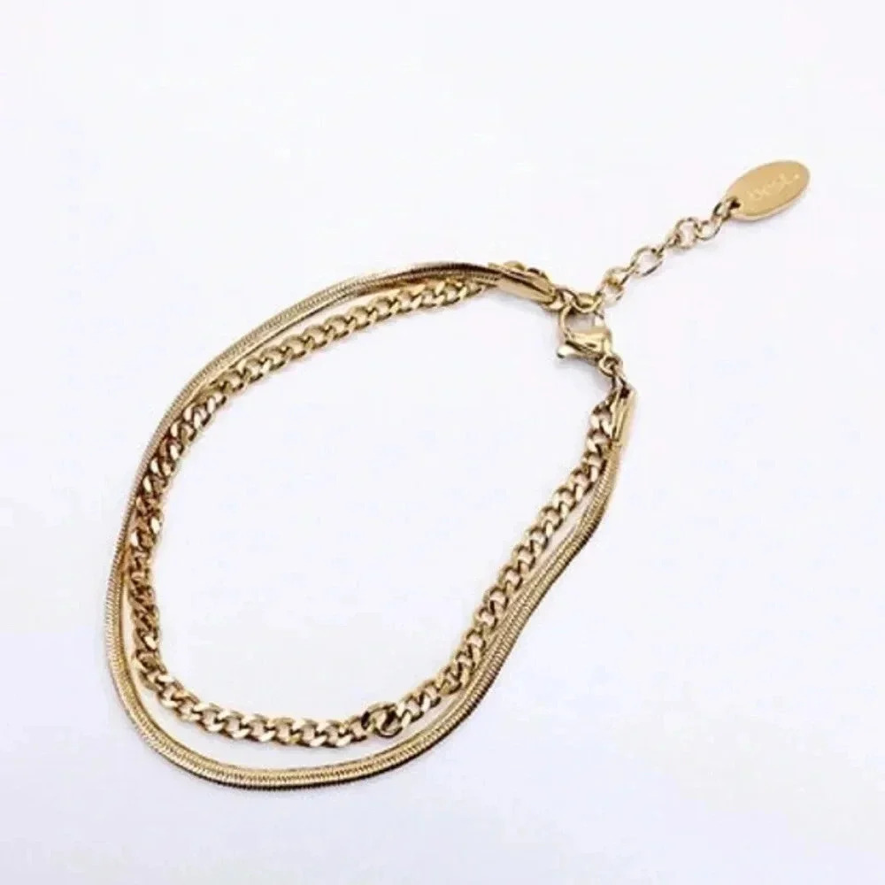 Chain Bracelet | 18k Gold Plated